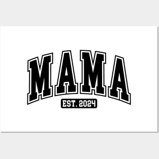 Mama est 2024 Shirt, Funny Mothers Day Quote Posters and Art